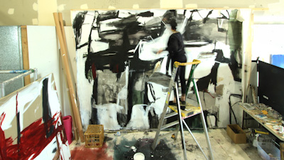 Art installation time lapse