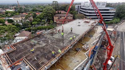 Time-lapse view from a rooftop in Ashfield