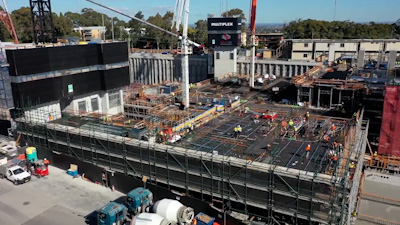 NEXTDC Data Centre construction