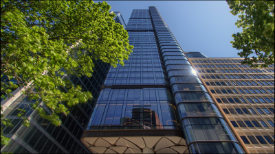Time-lapse construction sequence showing multiple camera positions at 88 Walker Street