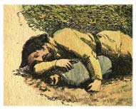 Storyboard reference for INT. PAINTINGS/SKETCHES