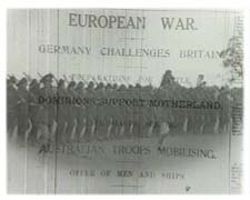 Storyboard reference for EXT. WORLD WAR 1 FOOTAGE