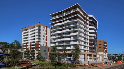 Medium density residential apartment complex.