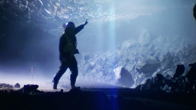 Nighttime industrial mining cinematography for the Chamber of Mines.