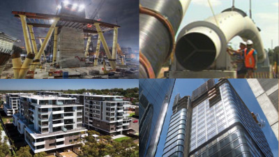 Industrial work montage