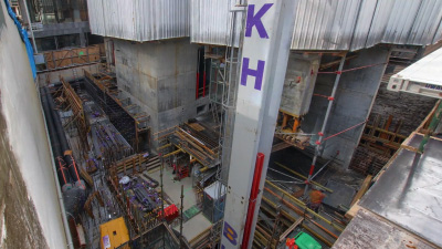 88 Walker Street construction view 11