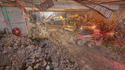 88 Walker Street construction view 4